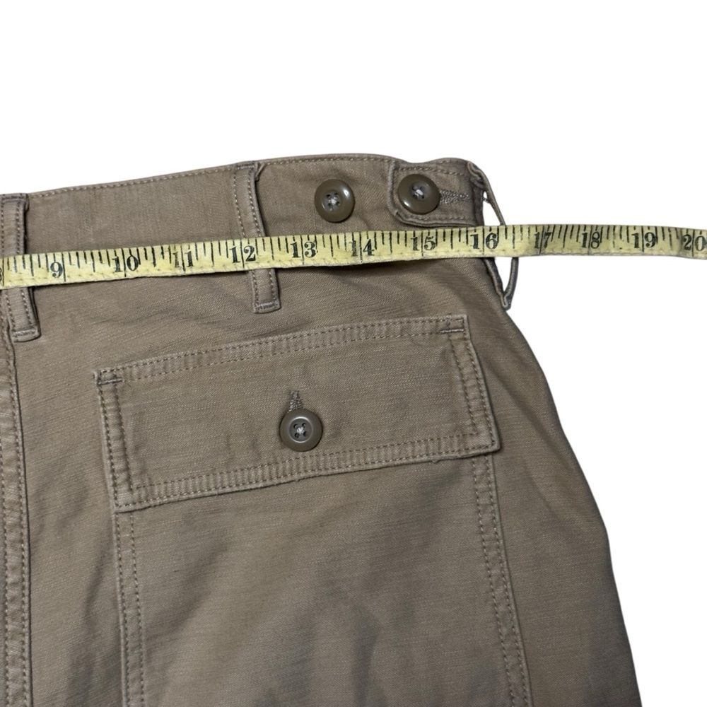 Polo Ralph Lauren Tan Cotton Sateen Utility Pants Trousers Women's Size 8 - Picture 7 of 9